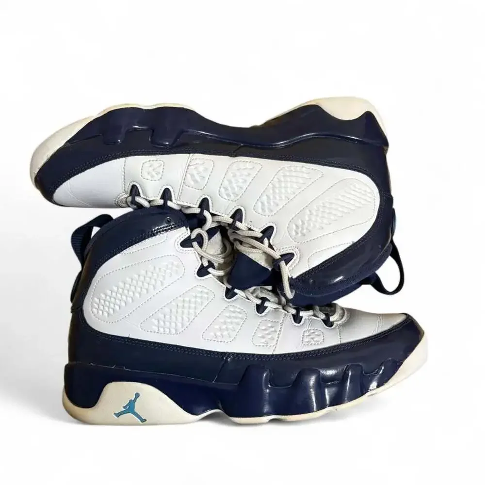 Air Jordan 9 Retro Pearl Blue UNC Men's Size 9